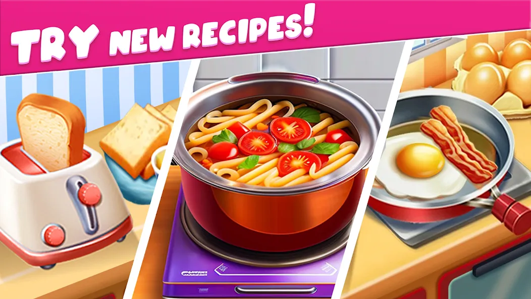 Cooking Taste Restaurant Games [МОД: Бесконечные деньги, Монеты и Мега MOD] Screenshot 2