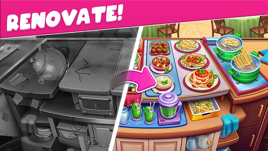 Cooking Taste Restaurant Games [МОД: Бесконечные деньги, Монеты и Мега MOD] Screenshot 4