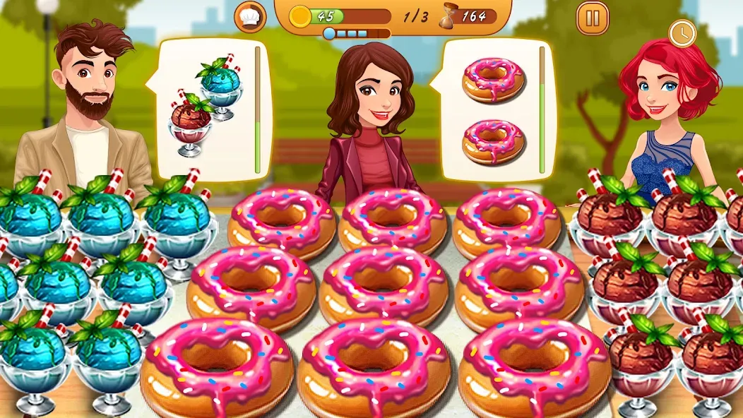 Cooking Team: Restaurant Games [МОД: Бесконечные деньги, Монеты и Мега MOD] Screenshot 5