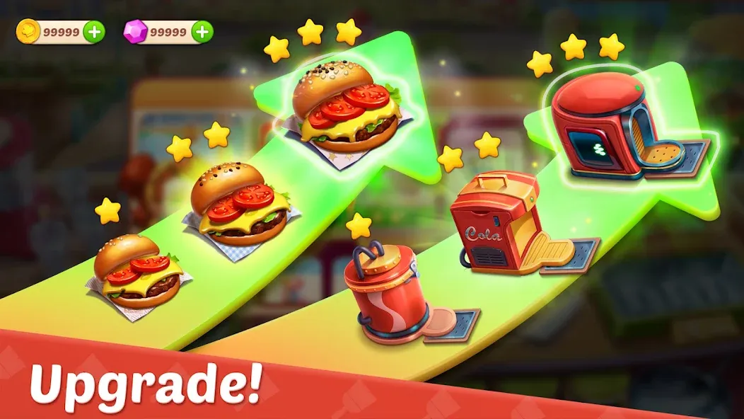 Cooking Town - Restaurant Game (Кукинг Таун) [МОД: Много денег, Монет и Все открыто] Screenshot 3