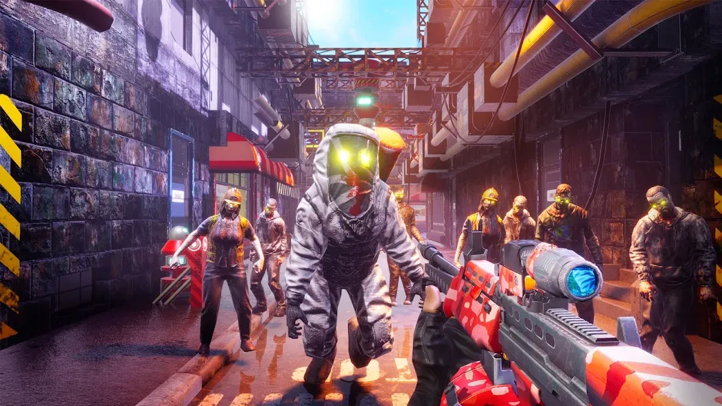 Zombie Fire 3D: Offline Game (ЗОМБИ ФАЙР 3Д) [МОД: Много монет, Открытые уровни и Мега MOD] Screenshot 3