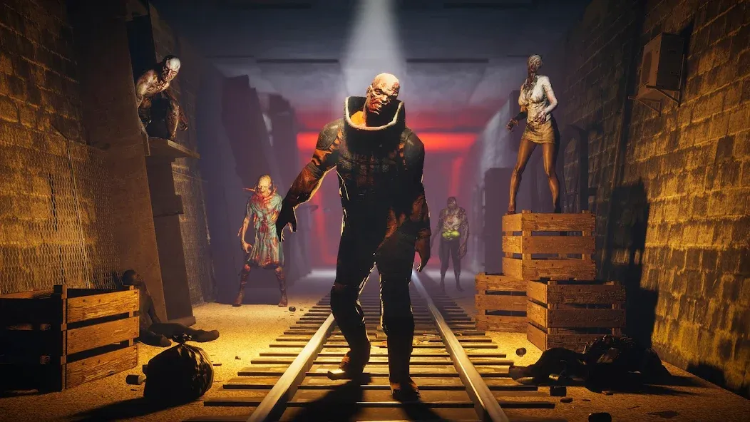Zombie Fire 3D: Offline Game (ЗОМБИ ФАЙР 3Д) [МОД: Много монет, Открытые уровни и Мега MOD] Screenshot 4