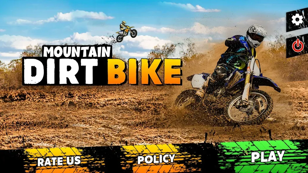 Mountain Dirt Bike Champions [МОД: Меню, Бесконечные монеты и Открытые уровни] Screenshot 4