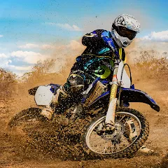Скачать Mountain Dirt Bike Champions [МОД: Меню, Бесконечные монеты и Открытые уровни] | Взлом Mountain Dirt Bike Champions на Андроид