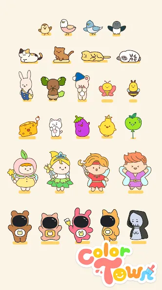 Color Town: My Lovely World (Цолор Таун) [МОД: Деньги, Монеты и Меню MOD] Screenshot 2