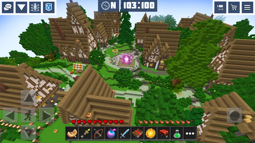 Block Craft World:Planet Craft [МОД: Деньги, Монеты и Меню MOD] Screenshot 2