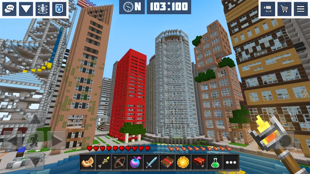 Block Craft World:Planet Craft [МОД: Деньги, Монеты и Меню MOD] Screenshot 3