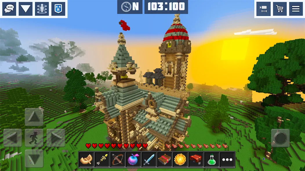 Block Craft World:Planet Craft [МОД: Деньги, Монеты и Меню MOD] Screenshot 5