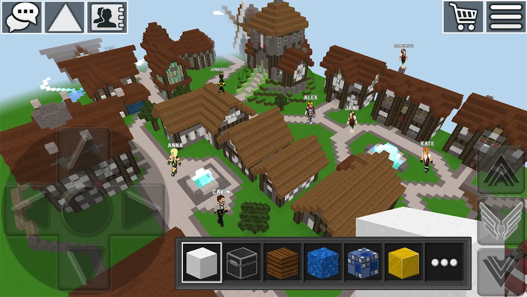 World Craft: Block Craftsman [МОД: Меню, Бесконечные монеты и Открытые уровни] Screenshot 1