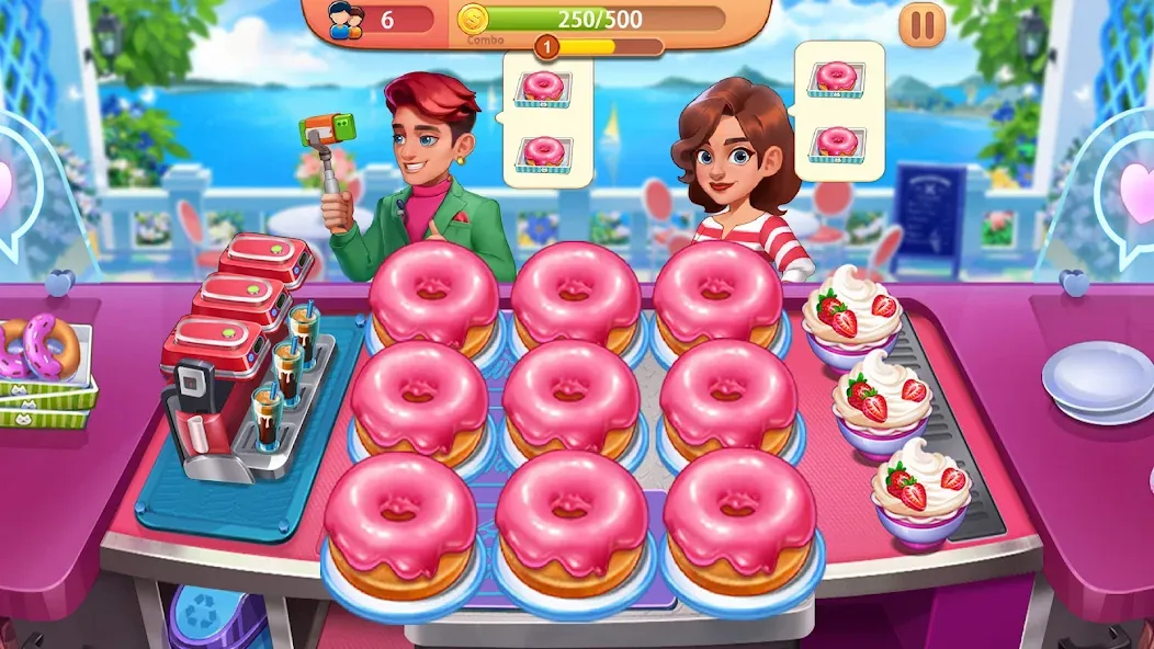 Cooking Journey: Cooking Games (Кукинг Джерни) [МОД: Много монет, Открытые уровни и Мега MOD] Screenshot 3