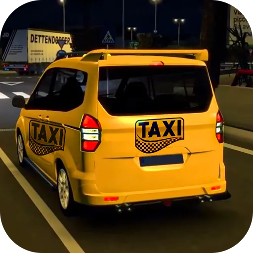 US Taxi Game 2023-Taxi Driver [МОД: Все открыто, Дополнительные деньги и Меню MOD] Screenshot 1