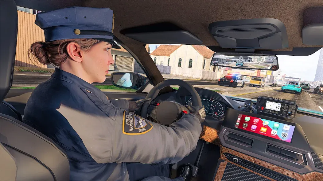 Police Simulator Job Cop Game [МОД: Много монет, Открытые уровни и Мега MOD] Screenshot 1