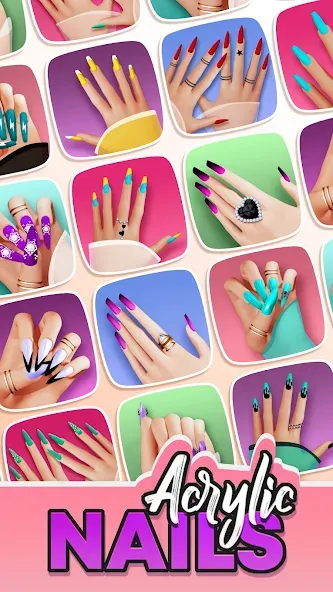 Acrylic Nails! [МОД: Бесконечные деньги, Монеты и Мега MOD] Screenshot 1