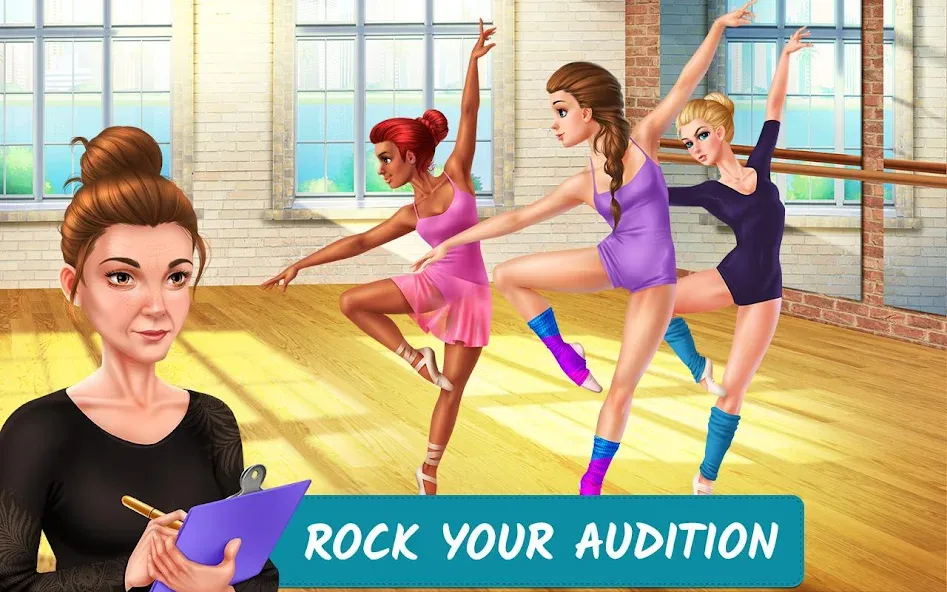 Dance School Stories [МОД: Бесконечные деньги, Монеты и Мега MOD] Screenshot 1