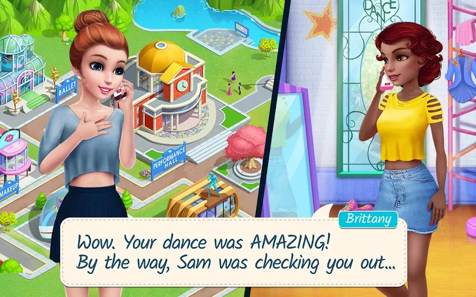 Dance School Stories [МОД: Бесконечные деньги, Монеты и Мега MOD] Screenshot 2