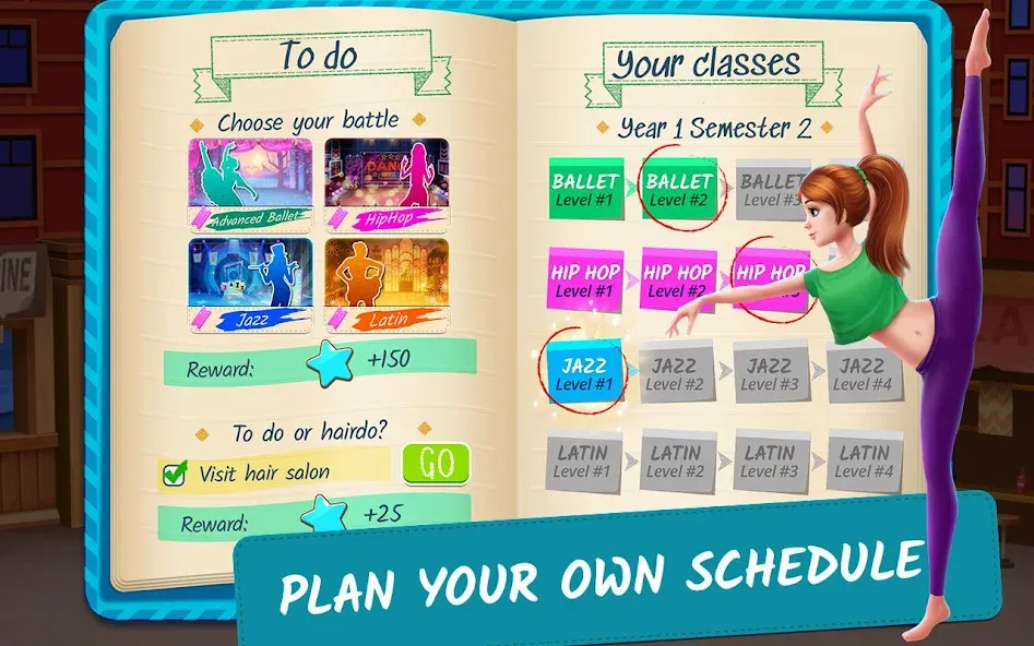 Dance School Stories [МОД: Бесконечные деньги, Монеты и Мега MOD] Screenshot 4