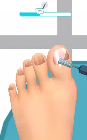 Foot Clinic - ASMR Feet Care (Фут Клиник) [МОД: Меню, Бесконечные монеты и Открытые уровни] Screenshot 5