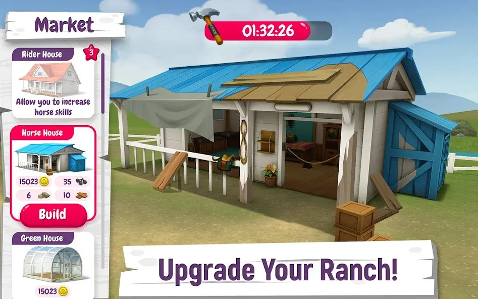 My Horse Stories [МОД: Меню, Бесконечные монеты и Открытые уровни] Screenshot 3