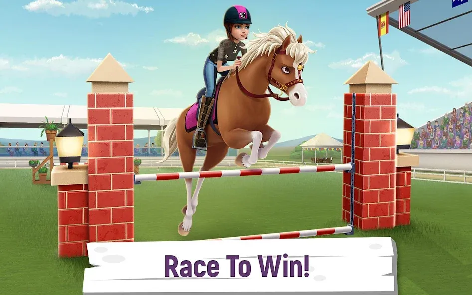 My Horse Stories [МОД: Меню, Бесконечные монеты и Открытые уровни] Screenshot 4