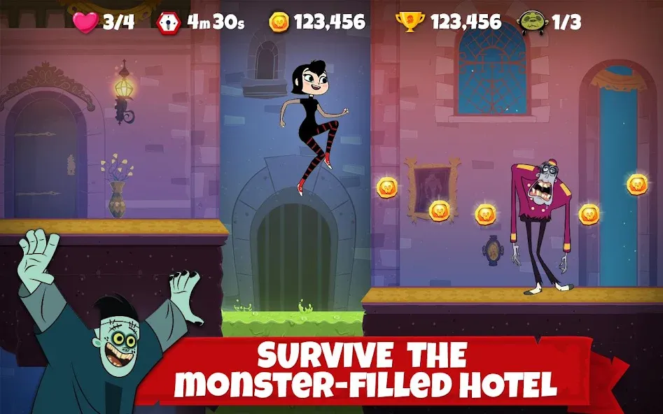 Hotel Transylvania Adventures [МОД: Бесконечные деньги, Монеты и Мега MOD] Screenshot 1