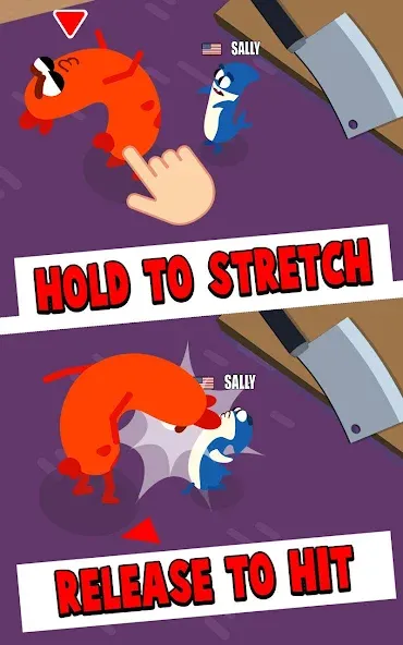 Sausage Wars.io [МОД: Меню, Бесконечные монеты и Открытые уровни] Screenshot 2