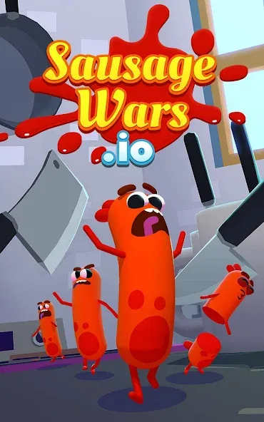 Sausage Wars.io [МОД: Меню, Бесконечные монеты и Открытые уровни] Screenshot 5