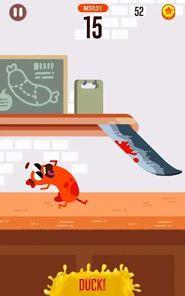 Run Sausage Run! [МОД: Все открыто, Дополнительные деньги и Меню MOD] Screenshot 1