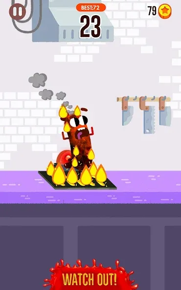 Run Sausage Run! [МОД: Все открыто, Дополнительные деньги и Меню MOD] Screenshot 2