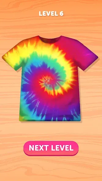 Tie Dye [МОД: Меню, Бесконечные монеты и Открытые уровни] Screenshot 2
