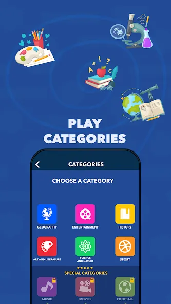General Knowledge Quiz [МОД: Много денег, Монет и Все открыто] Screenshot 4