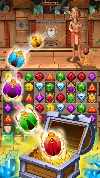 Jewel Ancient 2: lost gems (Джуэл Эншиент 2) [МОД: Все открыто, Дополнительные деньги и Меню MOD] Screenshot 1