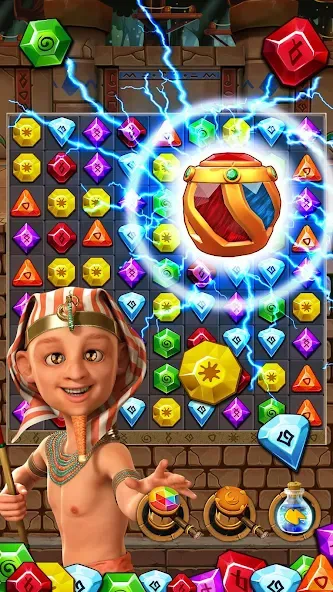 Jewel Ancient 2: lost gems (Джуэл Эншиент 2) [МОД: Все открыто, Дополнительные деньги и Меню MOD] Screenshot 3