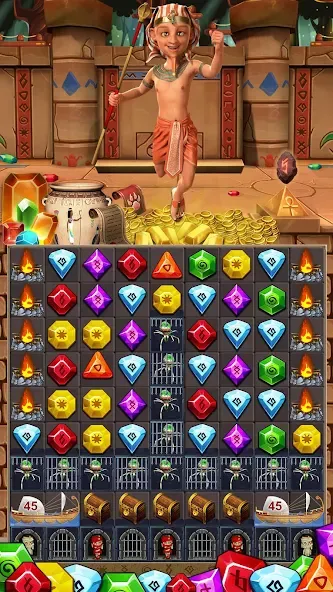 Jewel Ancient 2: lost gems (Джуэл Эншиент 2) [МОД: Все открыто, Дополнительные деньги и Меню MOD] Screenshot 4