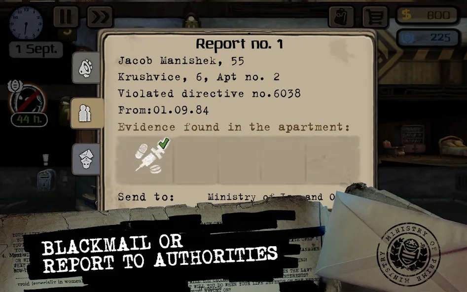 Beholder: Adventure (Бихолдер) [МОД: Деньги, Монеты и Меню MOD] Screenshot 2