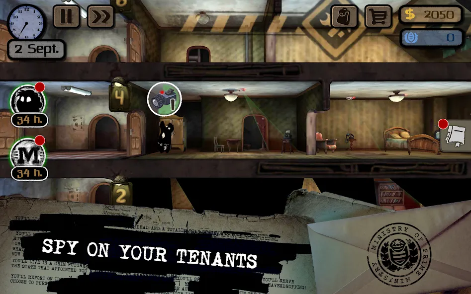 Beholder: Adventure (Бихолдер) [МОД: Деньги, Монеты и Меню MOD] Screenshot 3