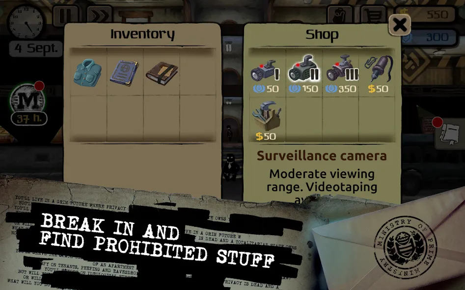 Beholder: Adventure (Бихолдер) [МОД: Деньги, Монеты и Меню MOD] Screenshot 4