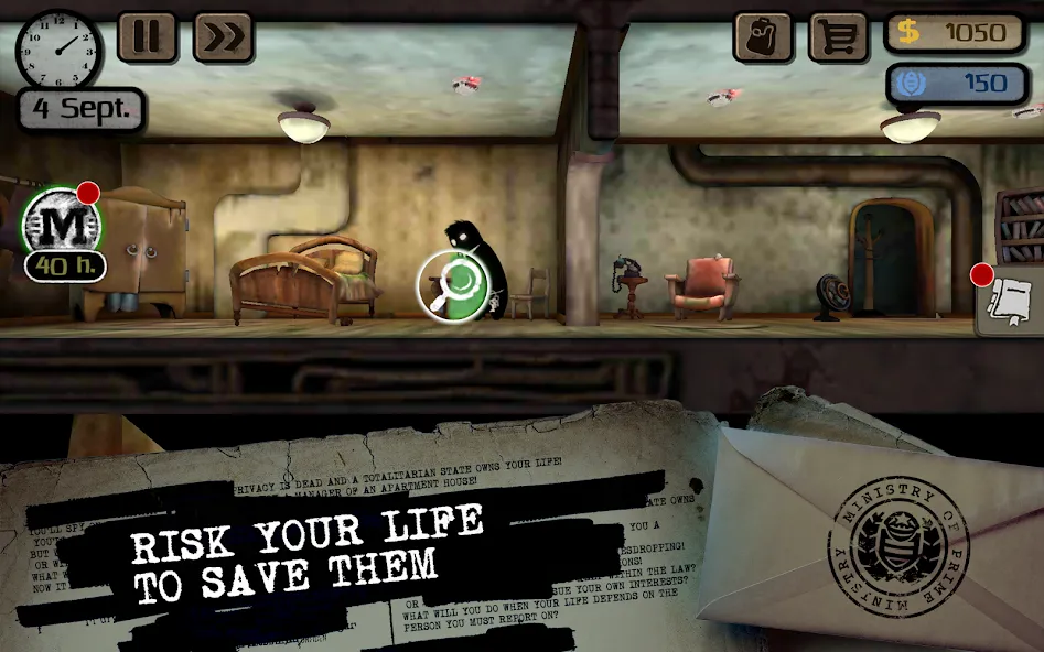 Beholder: Adventure (Бихолдер) [МОД: Деньги, Монеты и Меню MOD] Screenshot 5