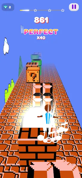 Melody Run — Cute Popcat Music (Мелодия Ран) [MOD: Все открыто] - Скриншот 5