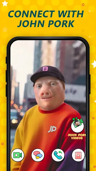 John Pork In Video Call (Джон Порк ин Видео Колл) [МОД: Деньги, Монеты и Меню MOD] Screenshot 1