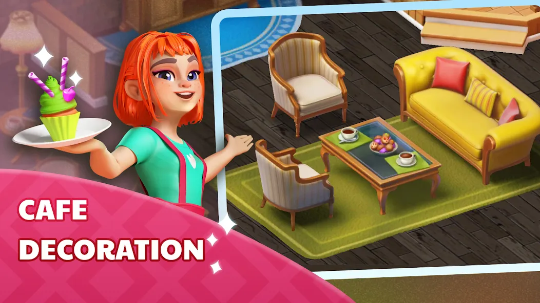 Cooking Cup: Fun Cafe Games (Кукинг Кап) [МОД: Меню, Бесконечные монеты и Открытые уровни] Screenshot 3
