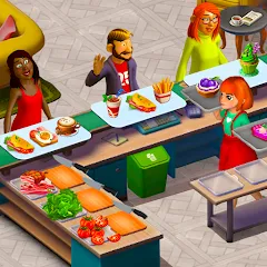 Скачать Cooking Cup: Fun Cafe Games (Кукинг Кап) [МОД: Меню, Бесконечные монеты и Открытые уровни] | Взлом Cooking Cup: Fun Cafe Games на Андроид