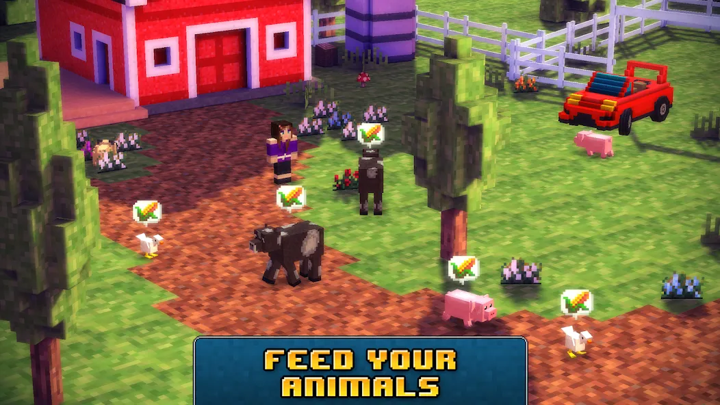 Blocky Roads (Блоки Роадс) [МОД: Деньги, Монеты и Меню MOD] Screenshot 3