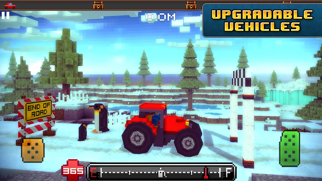 Blocky Roads (Блоки Роадс) [МОД: Деньги, Монеты и Меню MOD] Screenshot 5