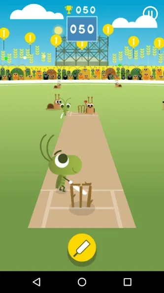 Doodle Cricket - Cricket Game (Дудл Крикет) [МОД: Много денег, Монет и Все открыто] Screenshot 4