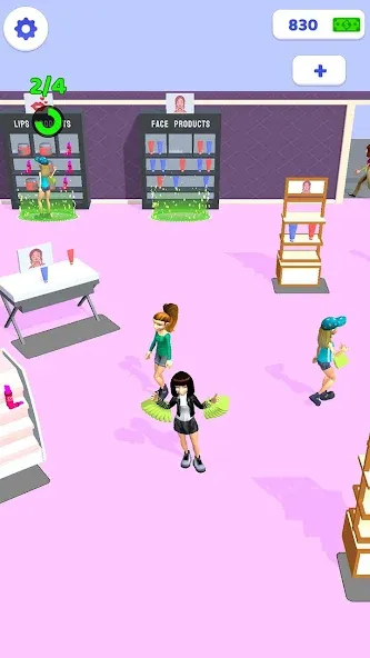 My Beauty Salon (Мой салон красоты) [МОД: Меню, Бесконечные монеты и Открытые уровни] Screenshot 3
