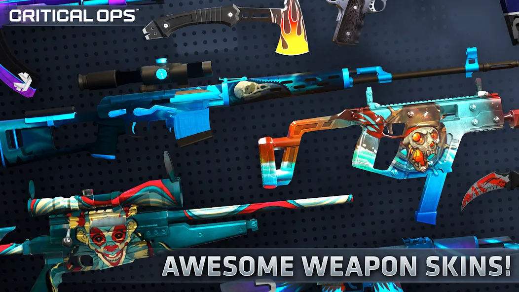 Critical Ops: Multiplayer FPS (Критикал Опс) [МОД: Меню, Бесконечные монеты и Открытые уровни] Screenshot 3