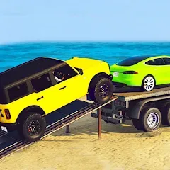 Скачать Trailer Truck Car Transport 3D [МОД: Бесконечные деньги, Монеты и Мега MOD] | Взлом Trailer Truck Car Transport 3D на Андроид