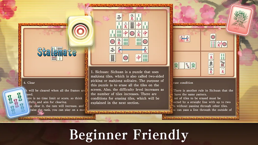 Mahjong Puzzle Shisensho (Маджонг Пазл Шисеншо) [МОД: Меню, Бесконечные монеты и Открытые уровни] Screenshot 3