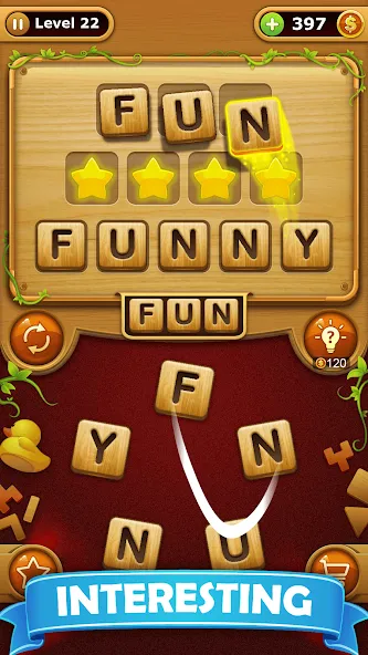 Word Connect - Word Games [МОД: Бесконечные деньги, Монеты и Мега MOD] Screenshot 1