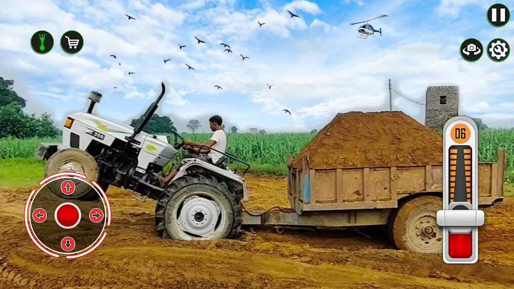 Tractor Simulator Farm Games (Фарминг игры) [МОД: Все открыто, Дополнительные деньги и Меню MOD] Screenshot 1